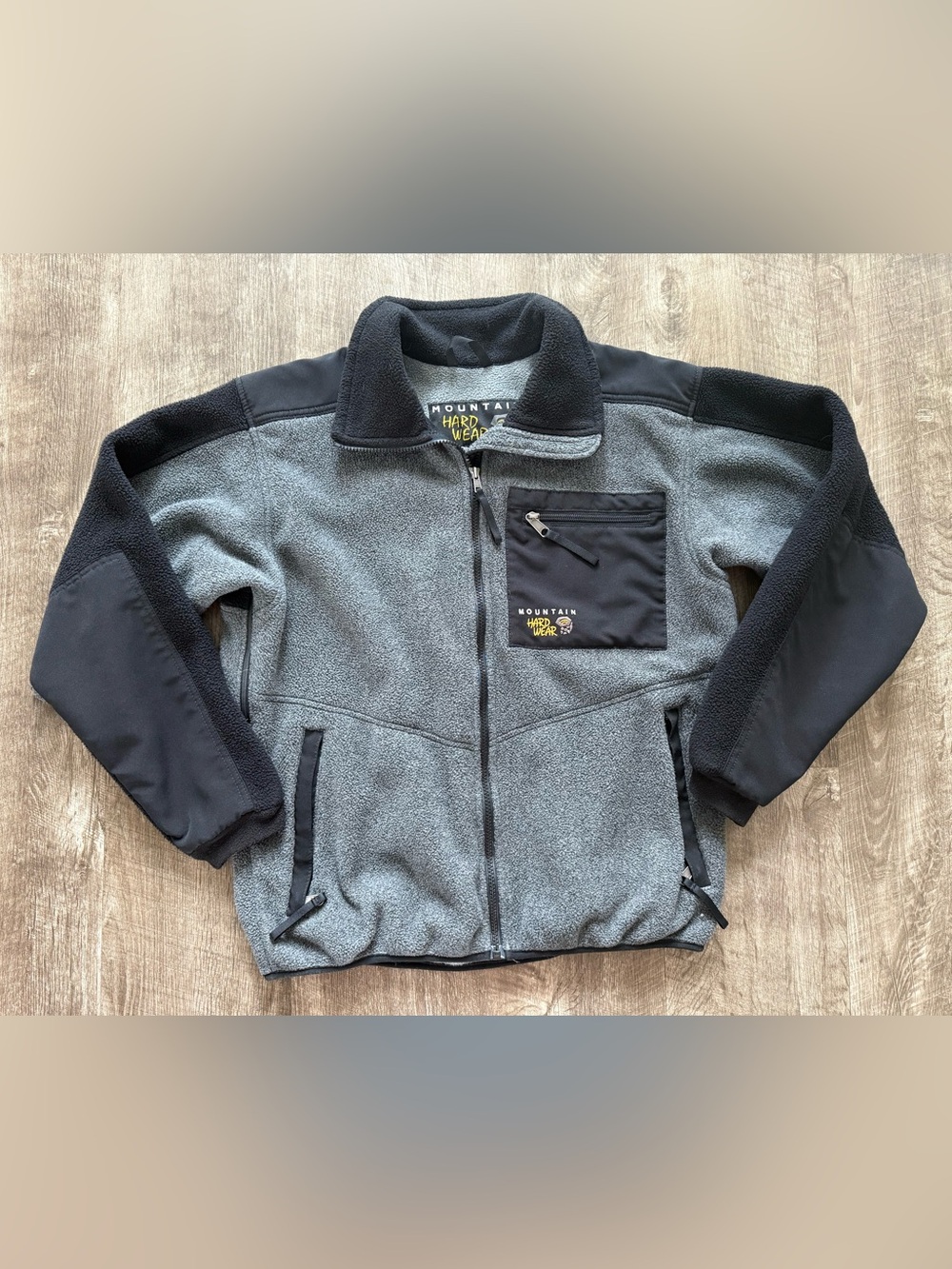 Vintage Mountain Hardware Zip Up Fleece Denali Jacket Mens Size Medium USA Made